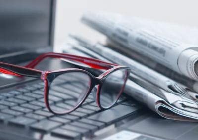 News and media feature tile